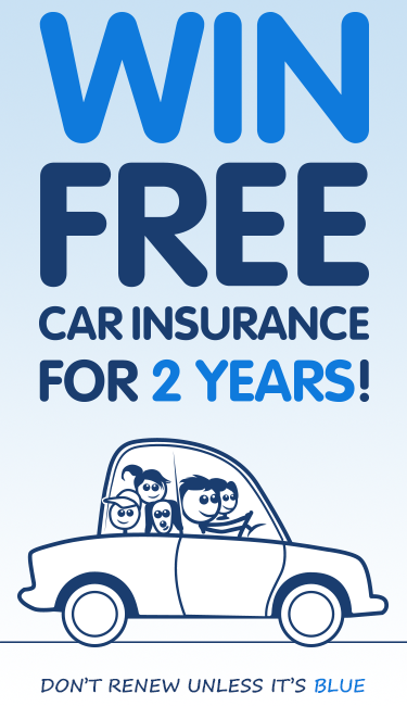 Win Free Car Insurance for 2 Years!